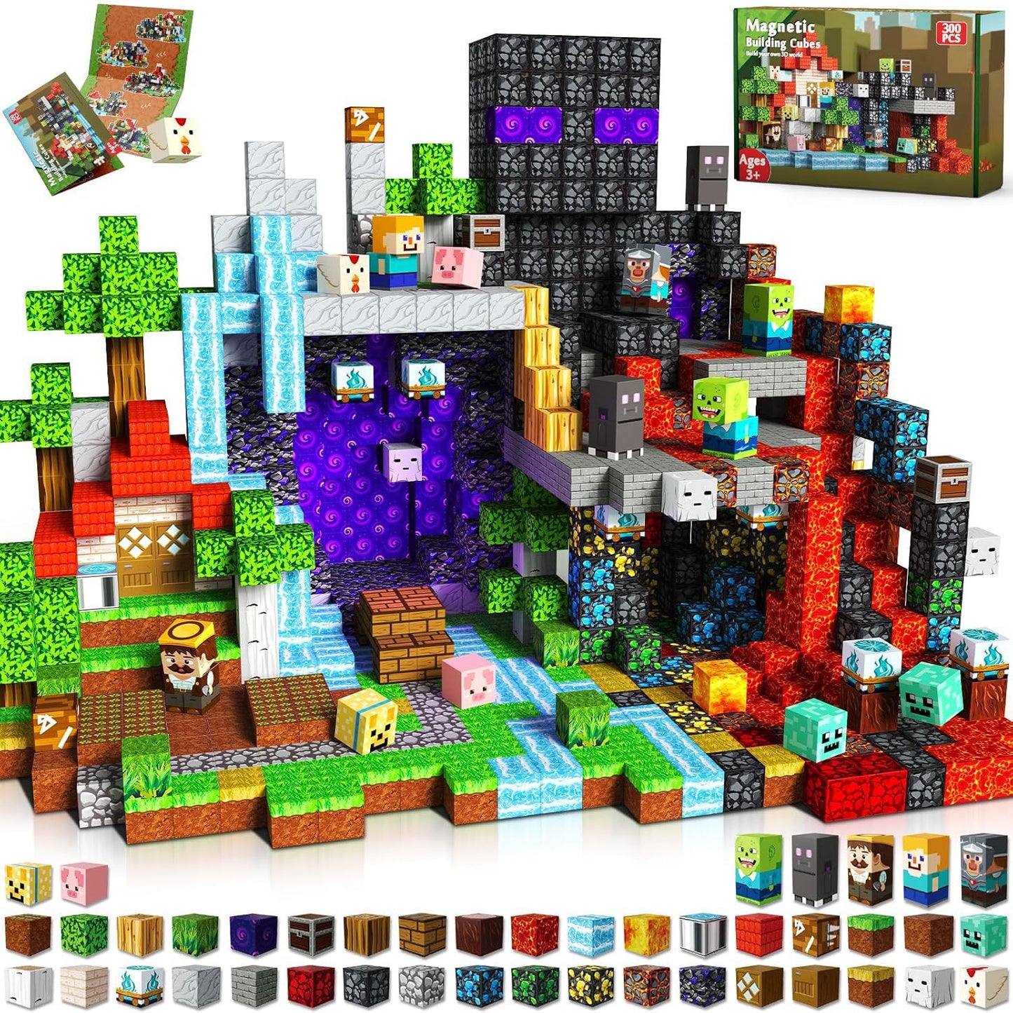 Dunkler Wald XL Magnetic Cubes