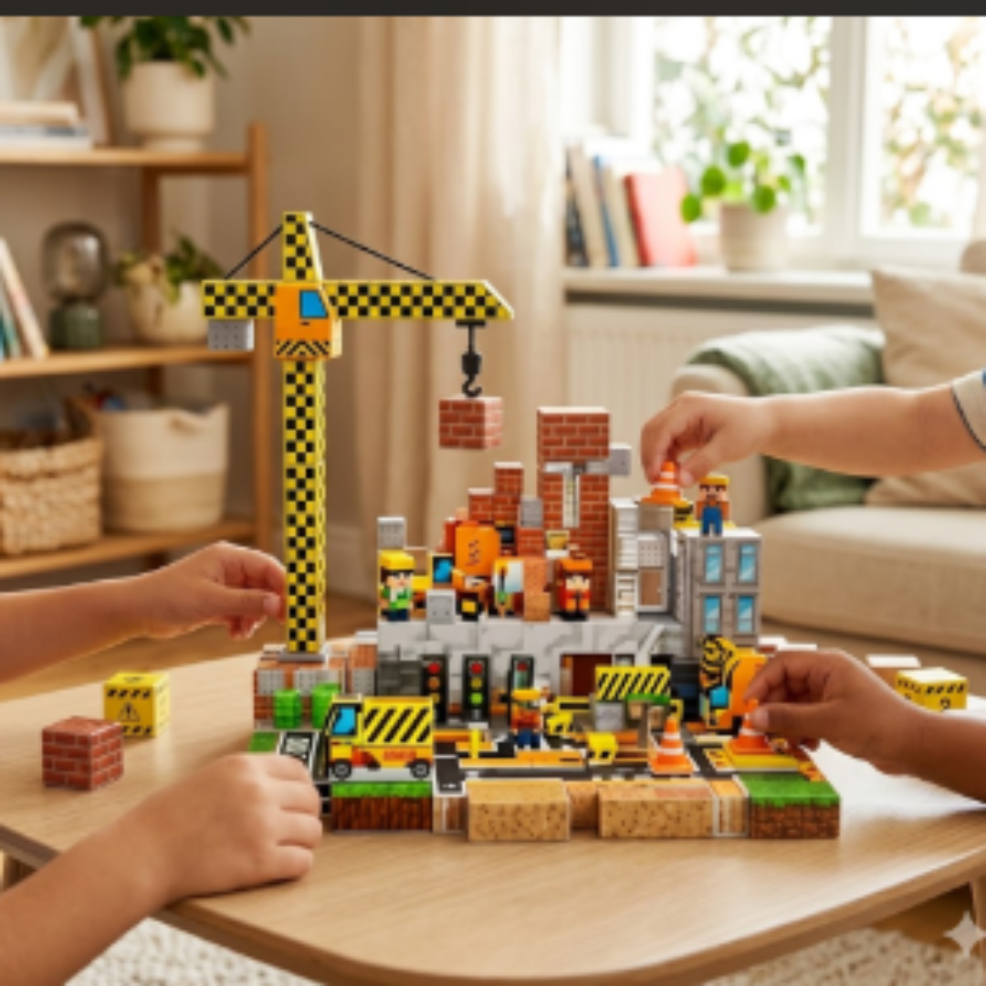 Baustelle Magnetic Cubes