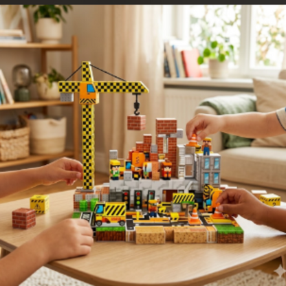 Baustelle Magnetic Cubes