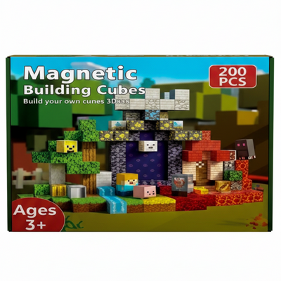 Dunkler Wald groß Magnetic Cubes