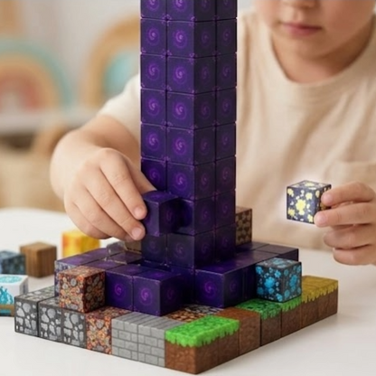 Dunkler Wald groß Magnetic Cubes