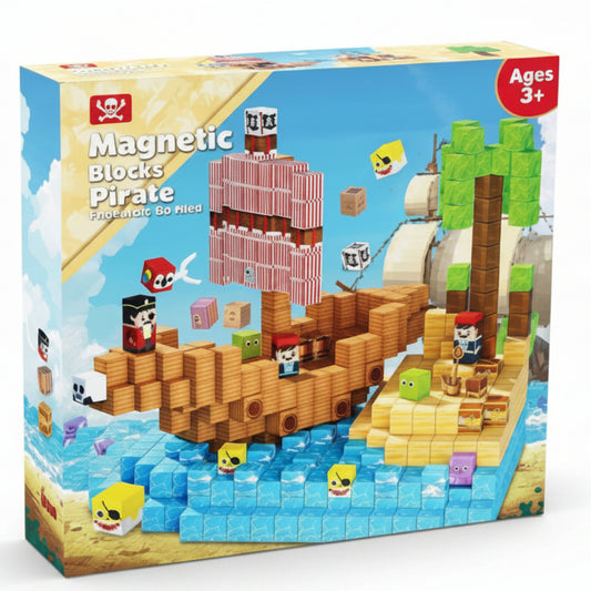 Piratenschiff Magnetic Cubes